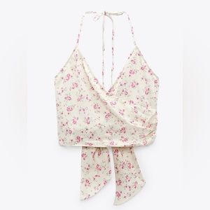 Zara casual floral top